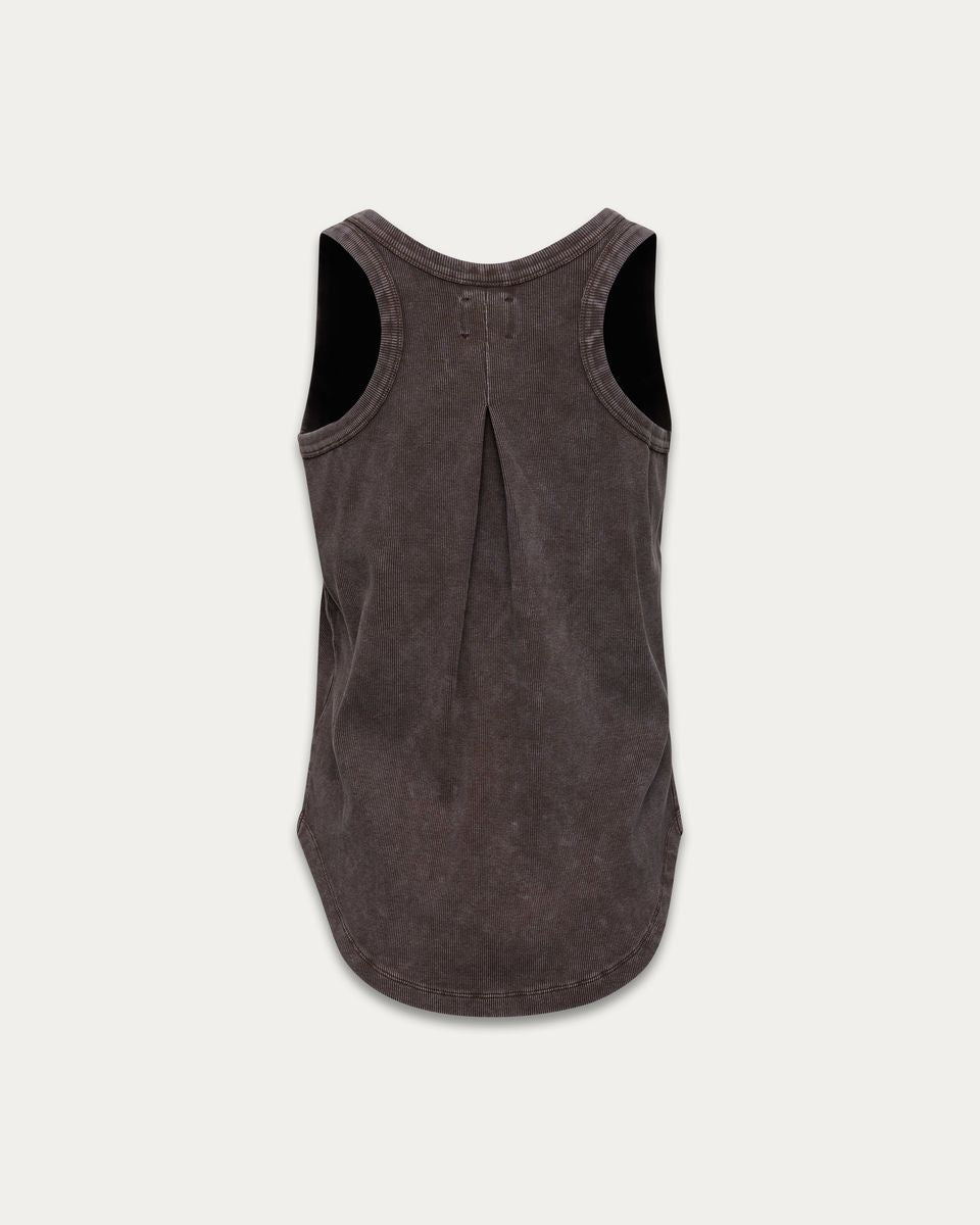 KUWALLA - Lia Relax Tank - Washed Charcoal