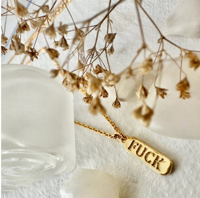 Dire Straits - Salty Language Charm Necklace