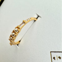 PIKA & BEAR Phaedra - Pearls & Baguette Ring