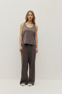 KUWALLA - Lia Relax Tank - Washed Charcoal