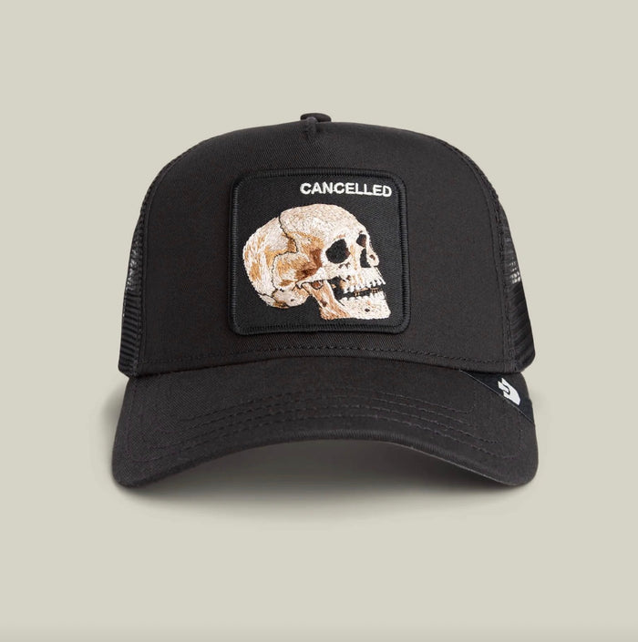 GOORIN BROS The Cancelled Skull Trucker Cap - Black
