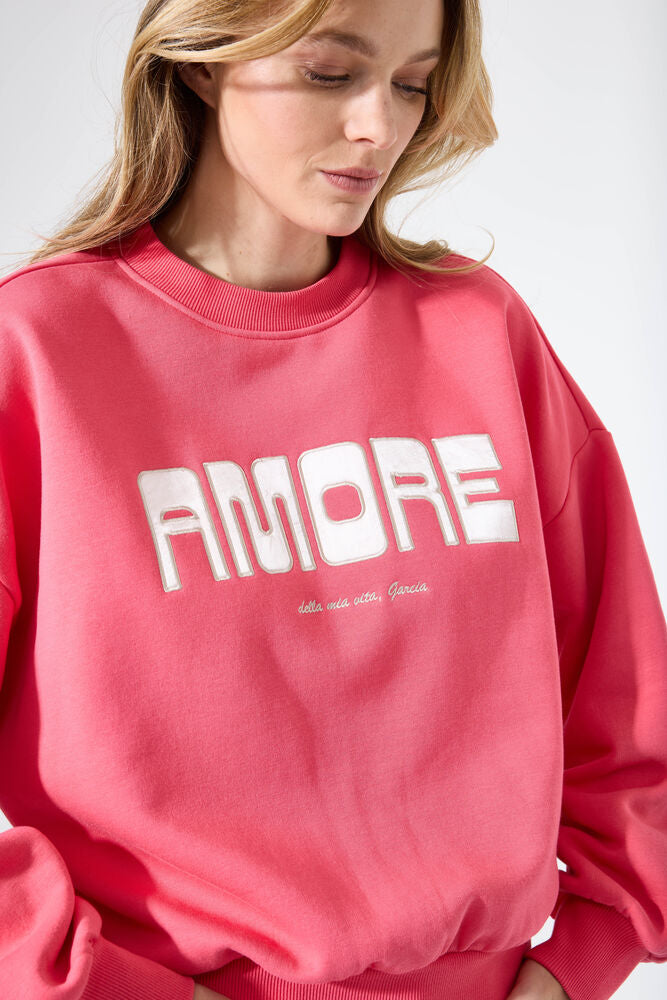 GARCIA- Pink Amore Sweater