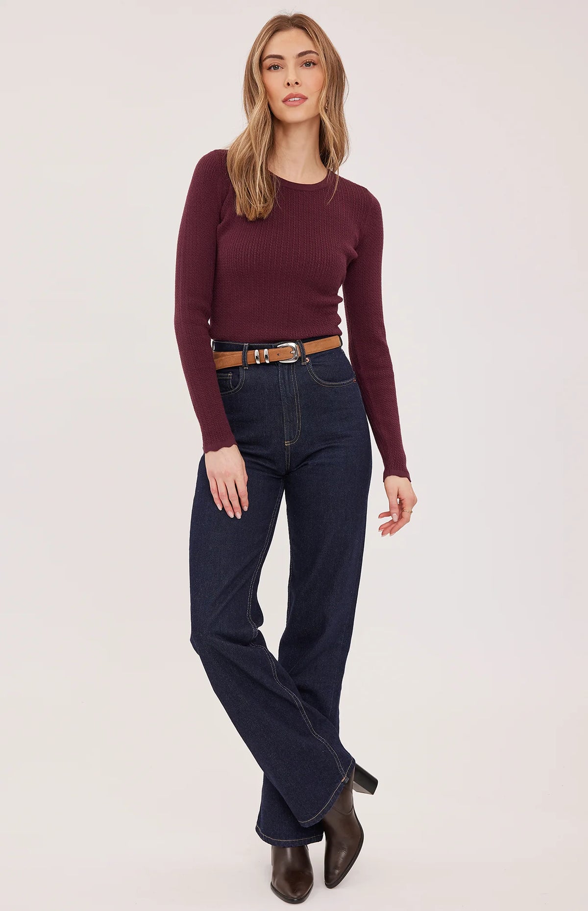 GENTLE FAWN Celia Sweater - Port
