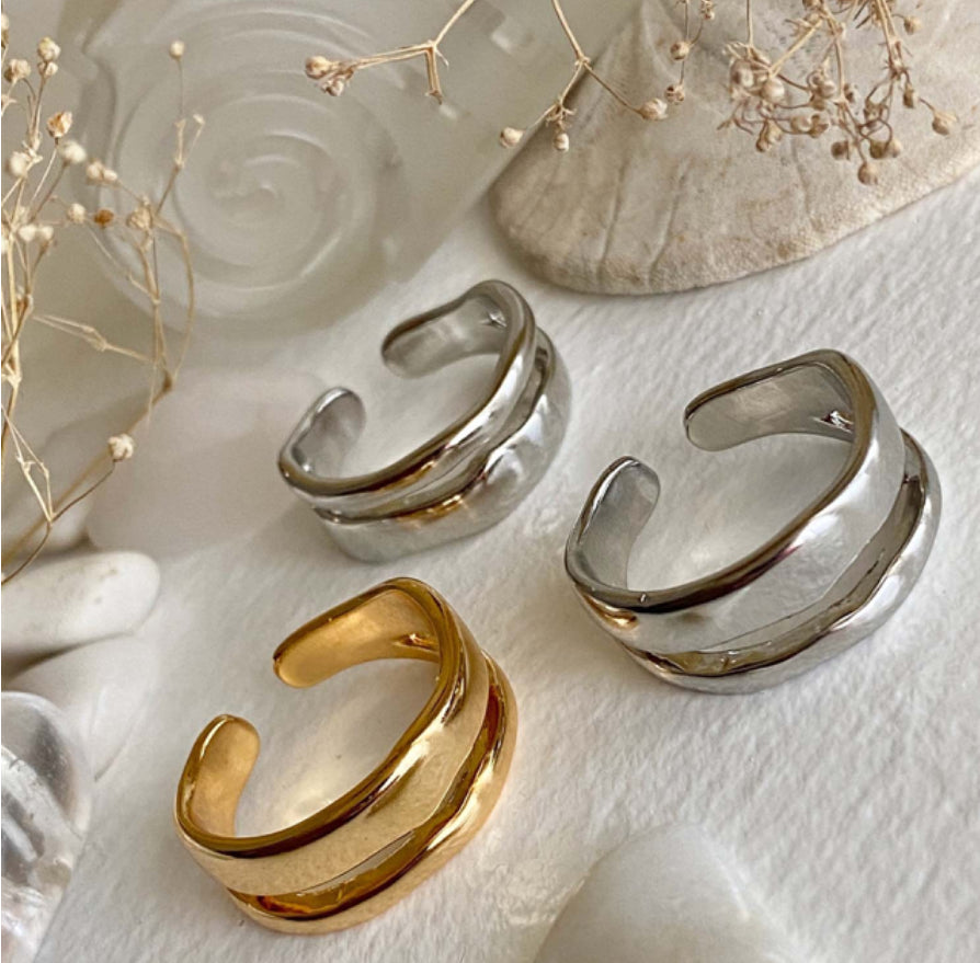 PIKA & BEAR JRT - Chunky Double Band Ring