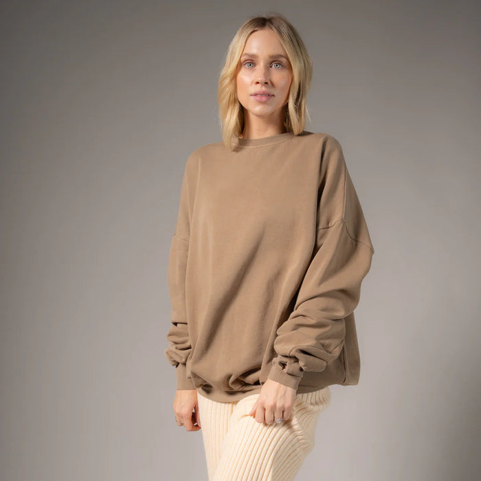 Essentials Sweater- Camel Gold