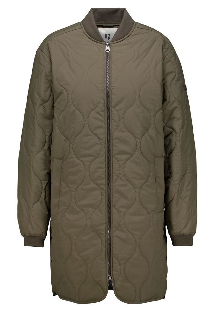 GARCIA Olive Green Long Bomber Jacket