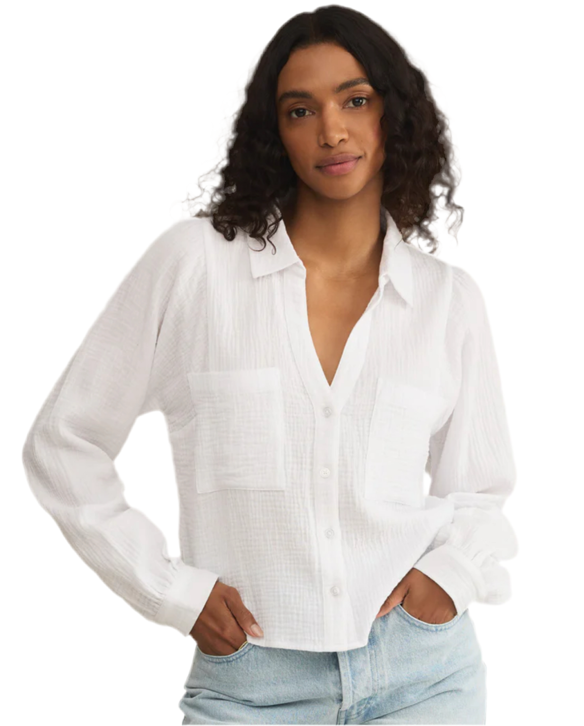 Campo Button Up Top