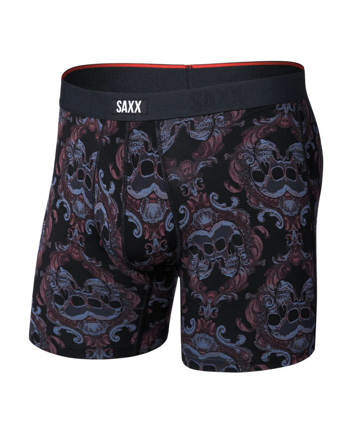 SAXX Vibe Xtra Soft Skull Brocade - Black