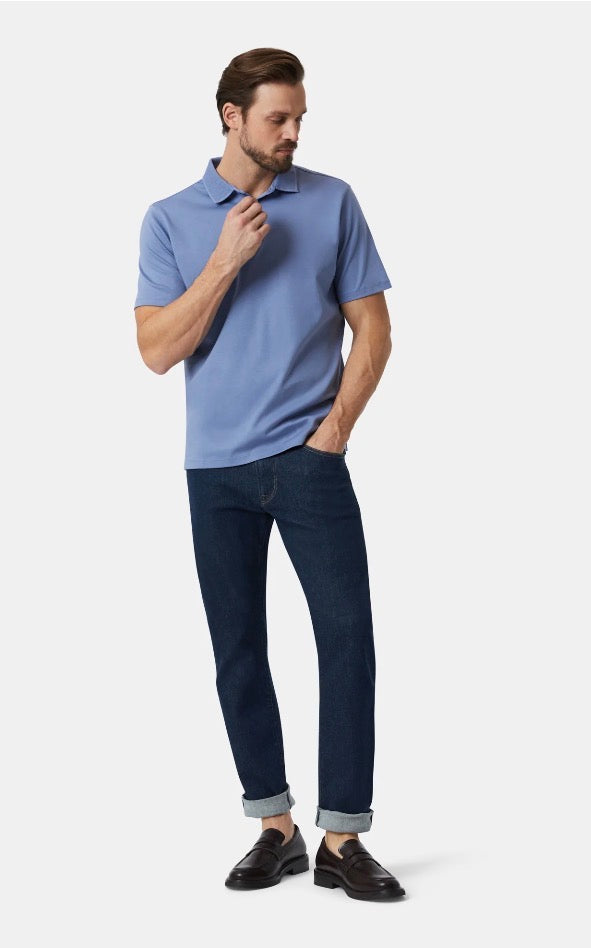 34 HERITAGE Polo T-Shirt - Vintage Indigo