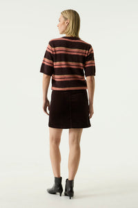 Brown corduroy skirt
