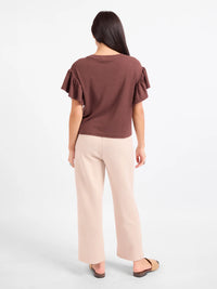 SADIE & SAGE Delphine Ruffle Sleeve Top