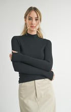Ronan Mock Neck Top With Thumbhole