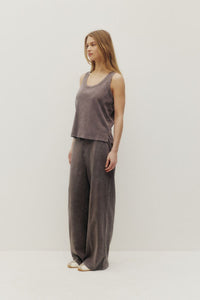 KUWALLA - Paris Relax Lounge Pant - Washed Charcoal