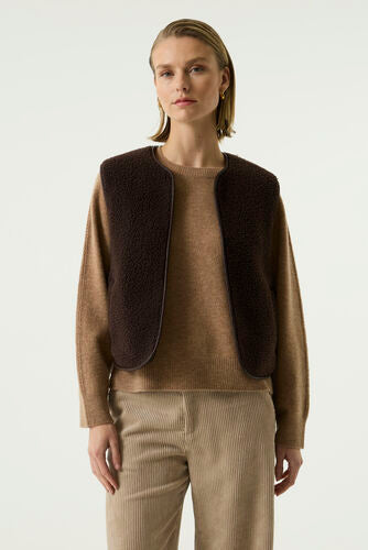 GARCIA Brown/Leopard Reversible Vest