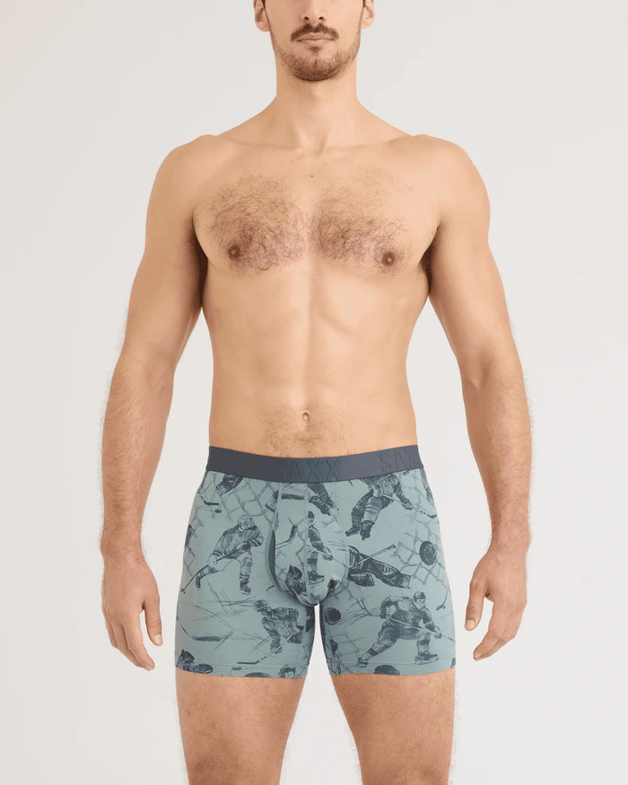 SAXX Droptemp Cooling Brief Off The Boards - Silver Pine