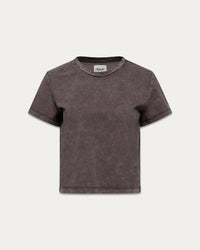 KUWALLA - Evelyn Perfect Tee and Paris Relax Lounge Pant Set - Washed Charcoal