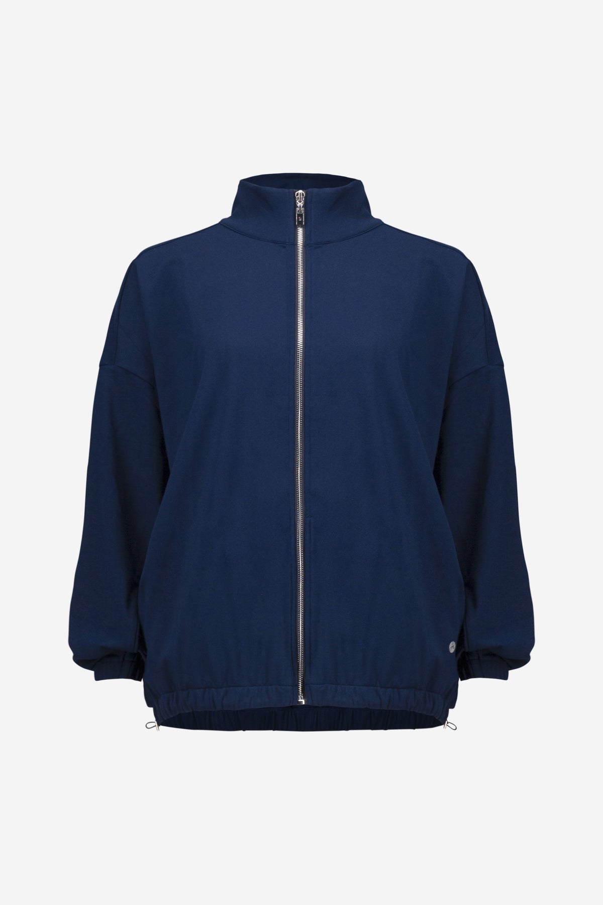 JOSEPH RIBKOFF Stretch Nylon Boxy Mock Neck Outdoor Jacket