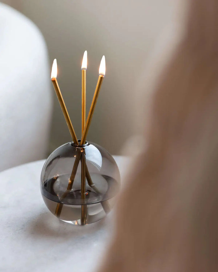 EVERLASTING CANDLE Neva Vase - Storm