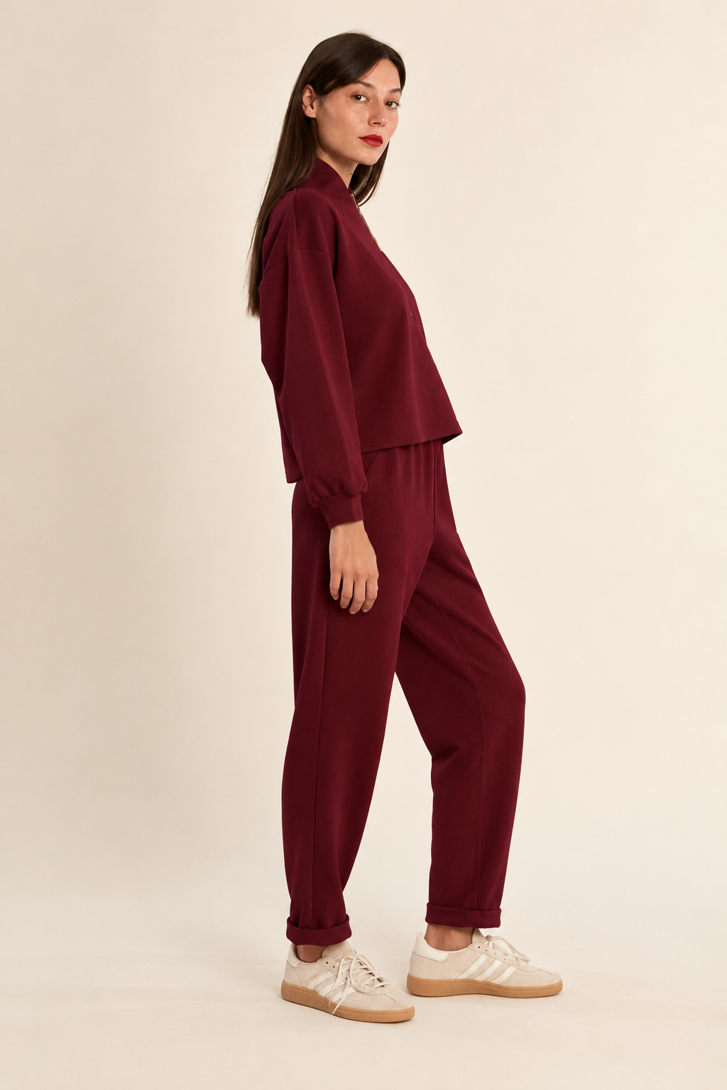 MOLLY BRACKEN Jackie And Edie Set - Dark Red