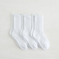 LEMON Crew Socks Infused With Shea Butter - 3 Pack