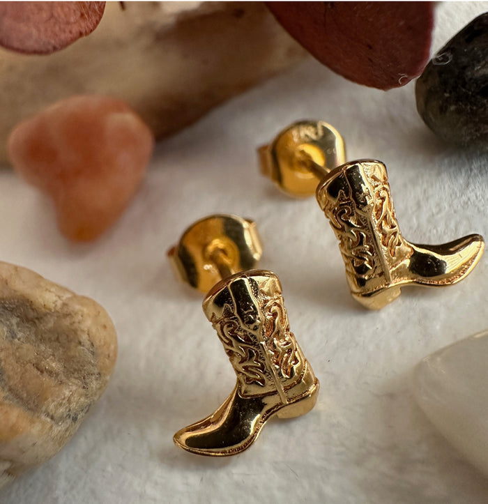 Dolly - Cowboy Boot Stud Earrings