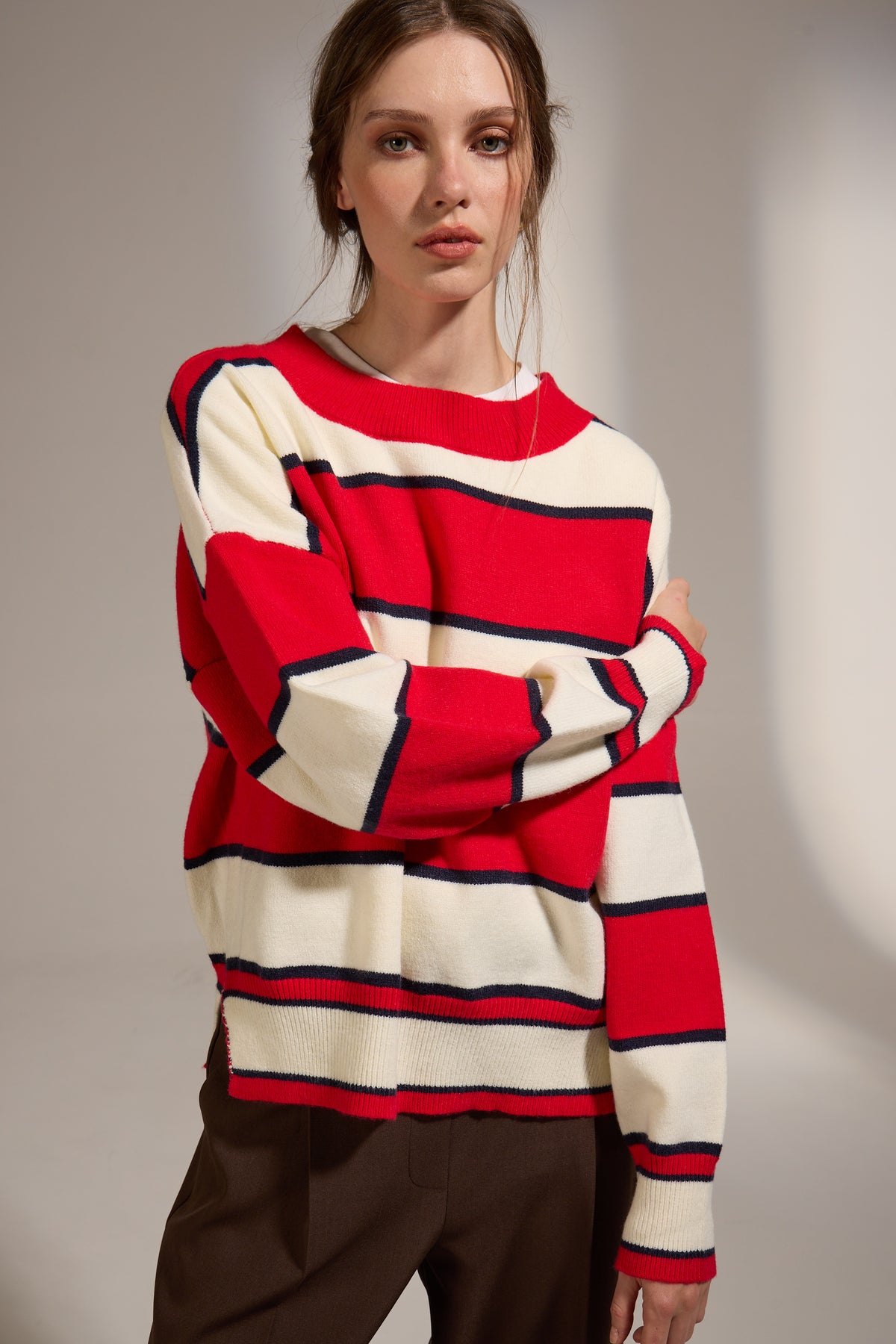 DELUC Ossa Striped Sweater