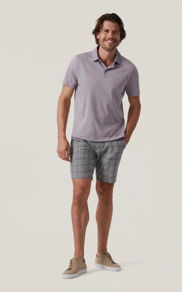 34 HERITAGE Polo T-Shirt - Lilac Dust