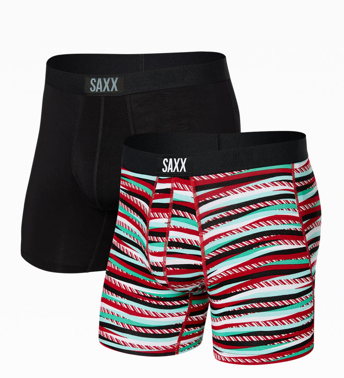 Vibe 2 Pack Super Soft Boxer Brief / Sugar Buzz/Black