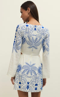 ZSUPPLY - Tahina Palm Mini Dress - Nautical