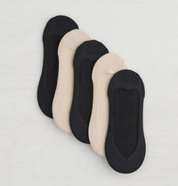 LEMON Womens Low Rise Laser Liner SockS - 5 Pack
