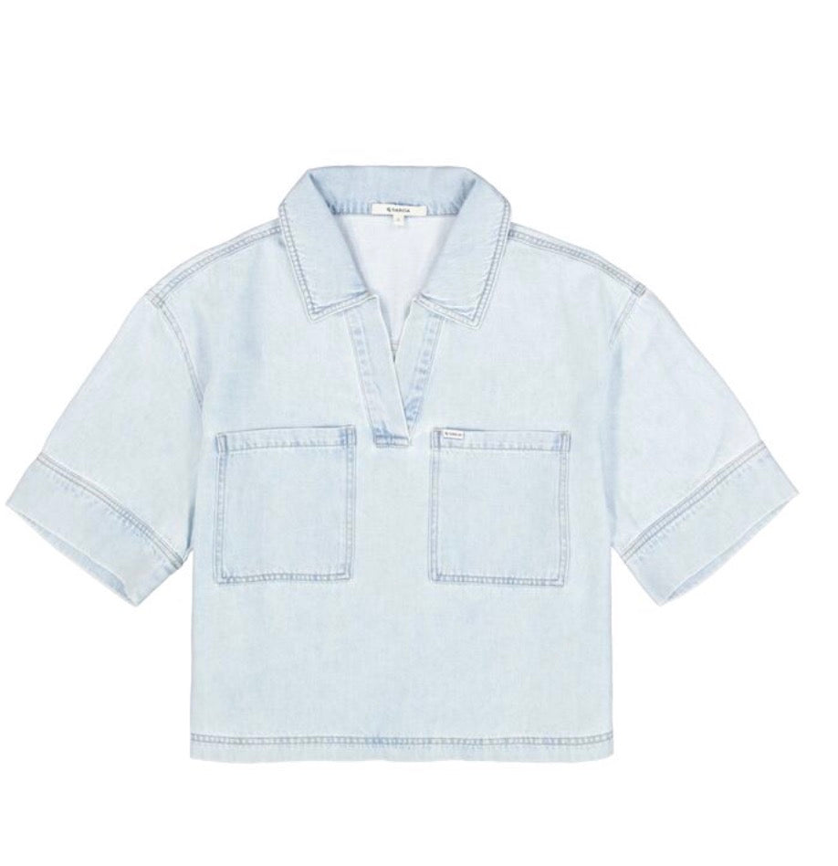 GARCIA Denim Blouse