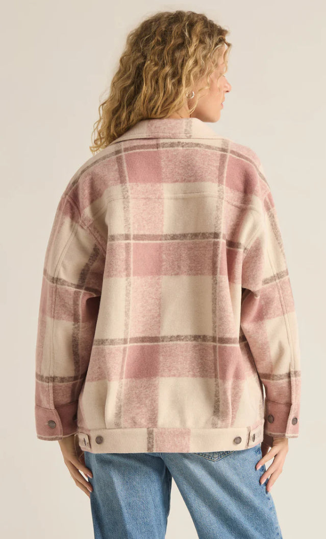 Preston Knit Plaid Jacket