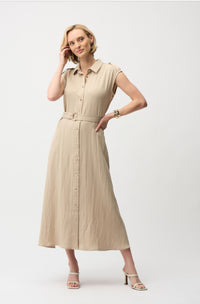 JOSEPH RIBKOFF Sleeveless Shirt Dress