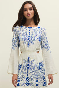 ZSUPPLY - Tahina Palm Mini Dress - Nautical