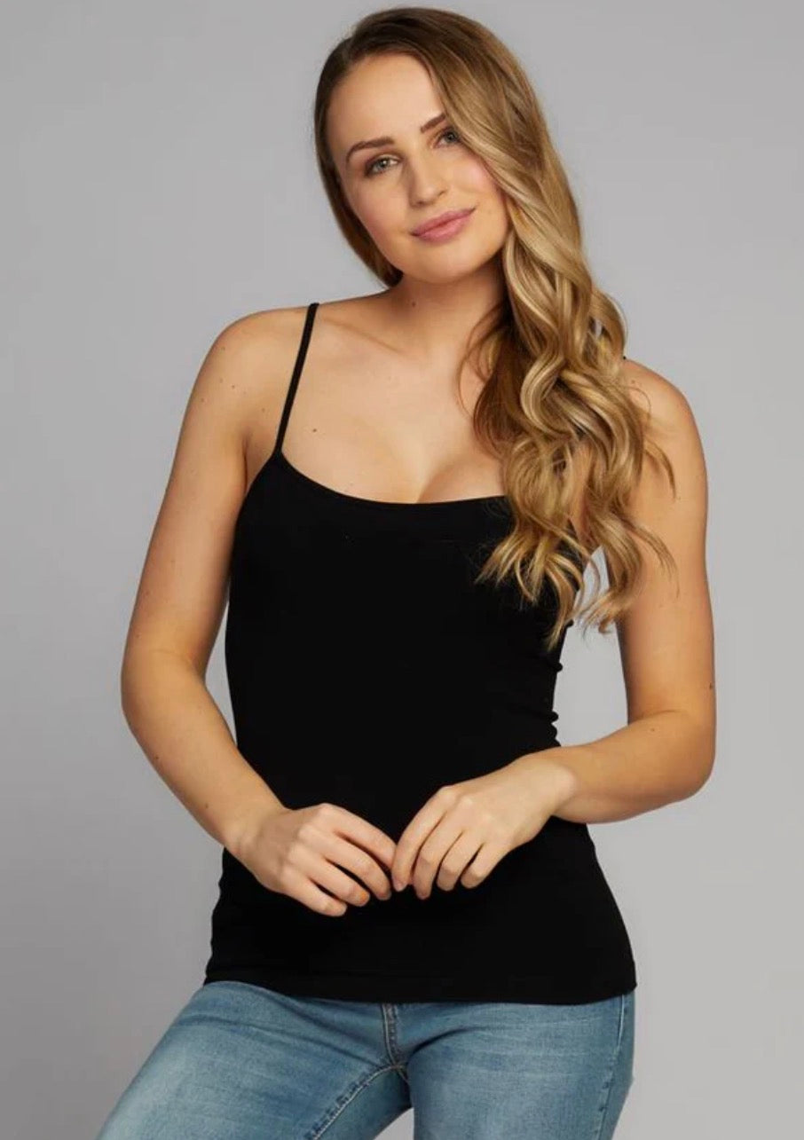C’EST MOI Bamboo Cami - Black