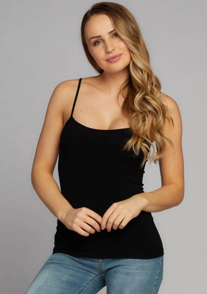 C’EST MOI Bamboo Cami - Black