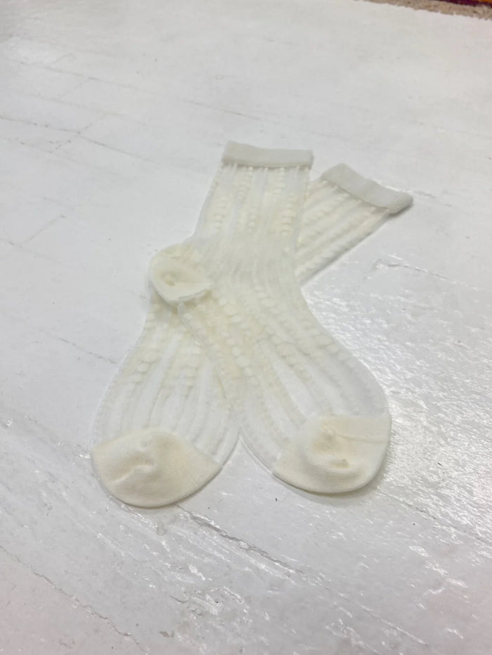 Sheer Bubbles Socks