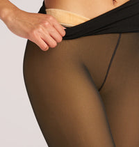 Womens Opaque Fleeced Tight