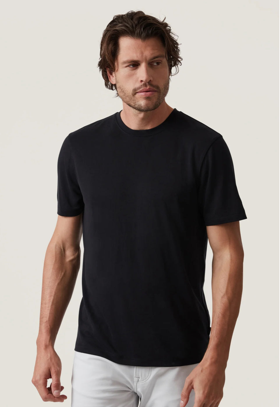 Pique T-Shirt in Smokey Olive