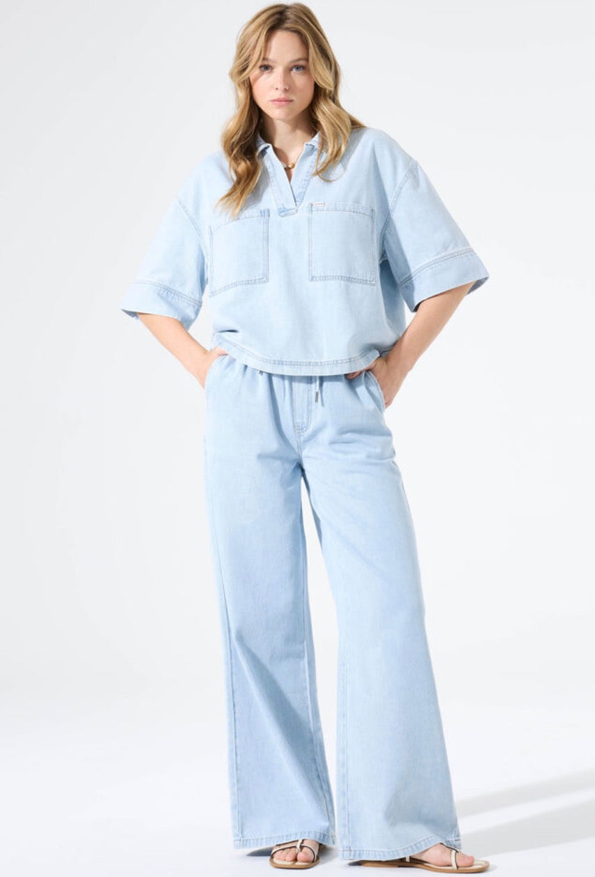 GARCIA Denim Blouse