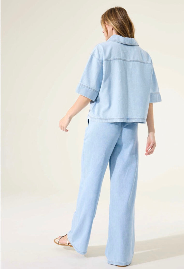 GARCIA Denim Blouse
