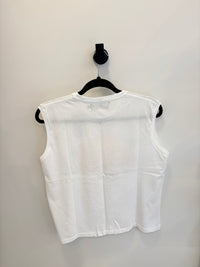 GIRL DANGEROUS - Relax Moto Tee - Vintage White