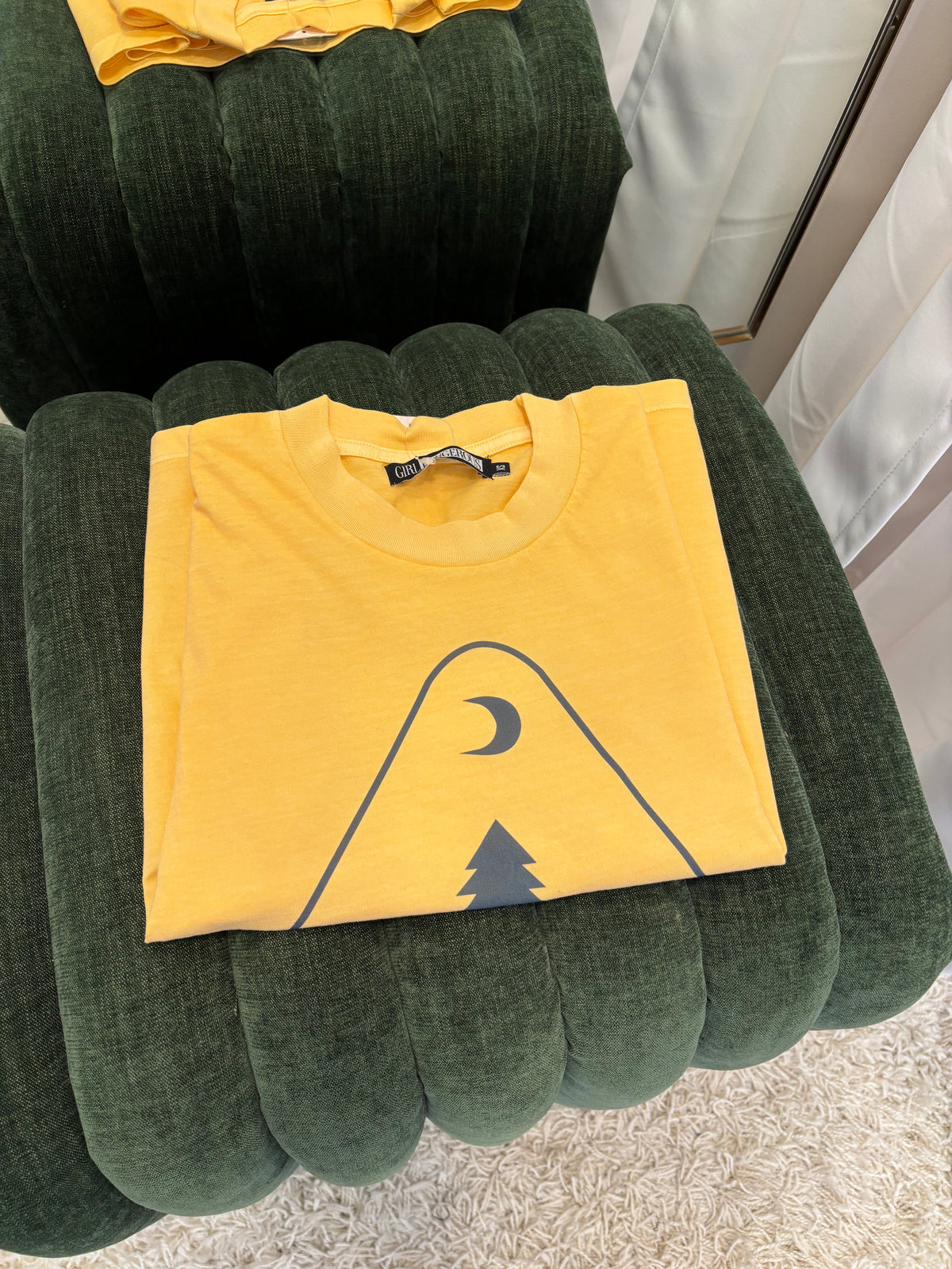 GIRL DANGEROUS - Camp Funtime Moto Tee - Honey