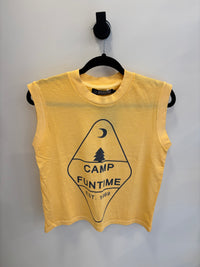 GIRL DANGEROUS - Camp Funtime Moto Tee - Honey