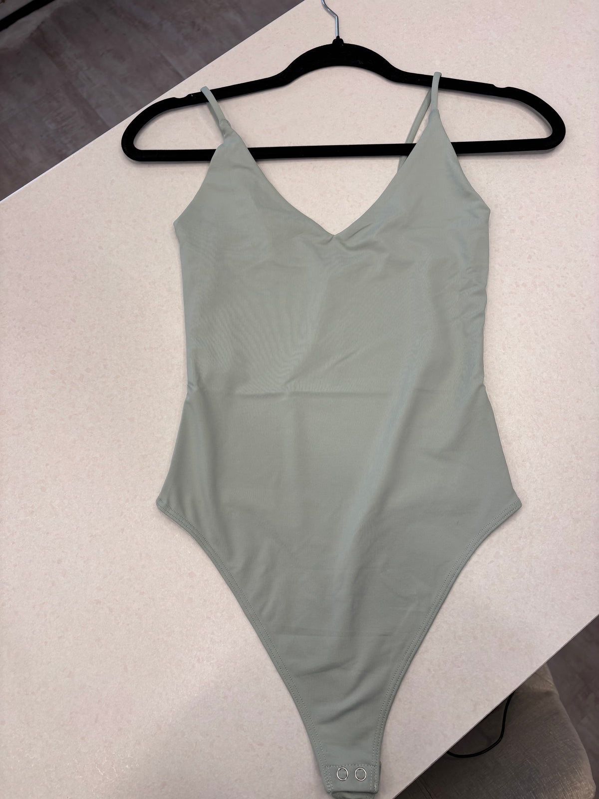 SECOND SKIN - Varen Strap Bodysuit - Ivy Green