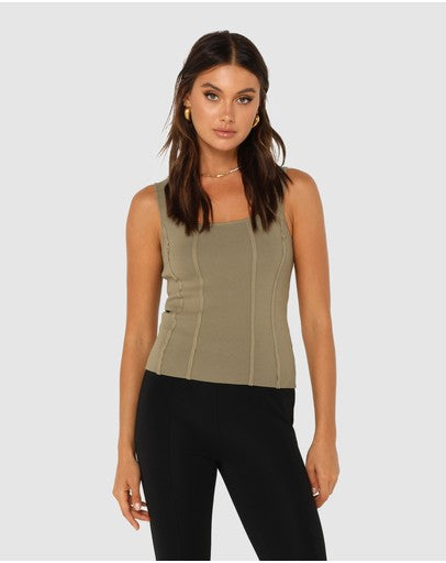 Karla Knit Top- Sage