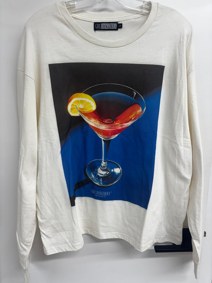 TEE MANCHES LONGUES FILLE DANGEREUSE Cosmopolitan