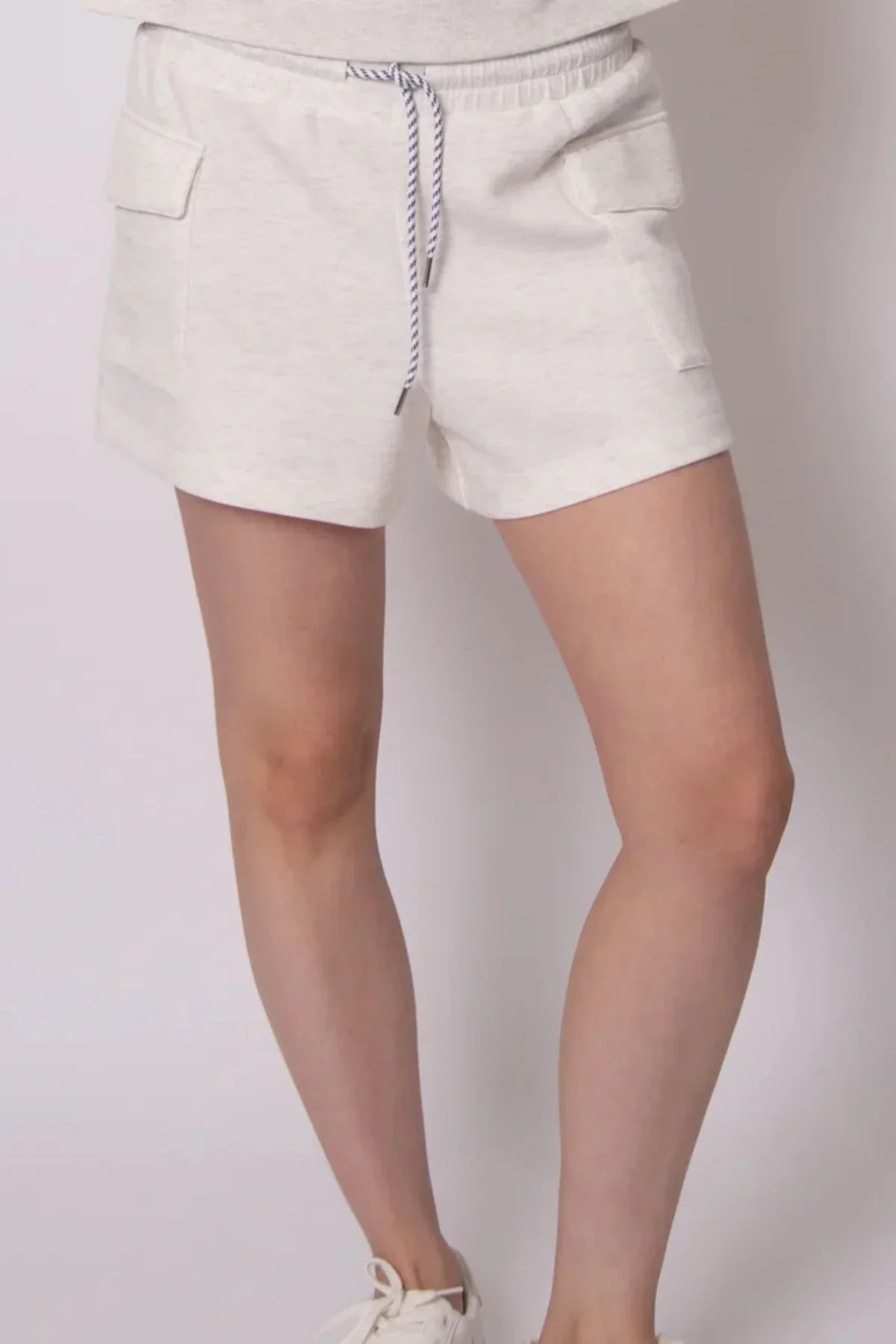 RD STYLE Darcia Soft Knit Shorts and Dua Soft Knit Half Zip Top  - Set