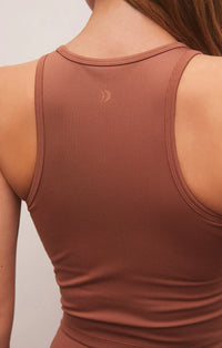 Strength High Neck Rib Tank