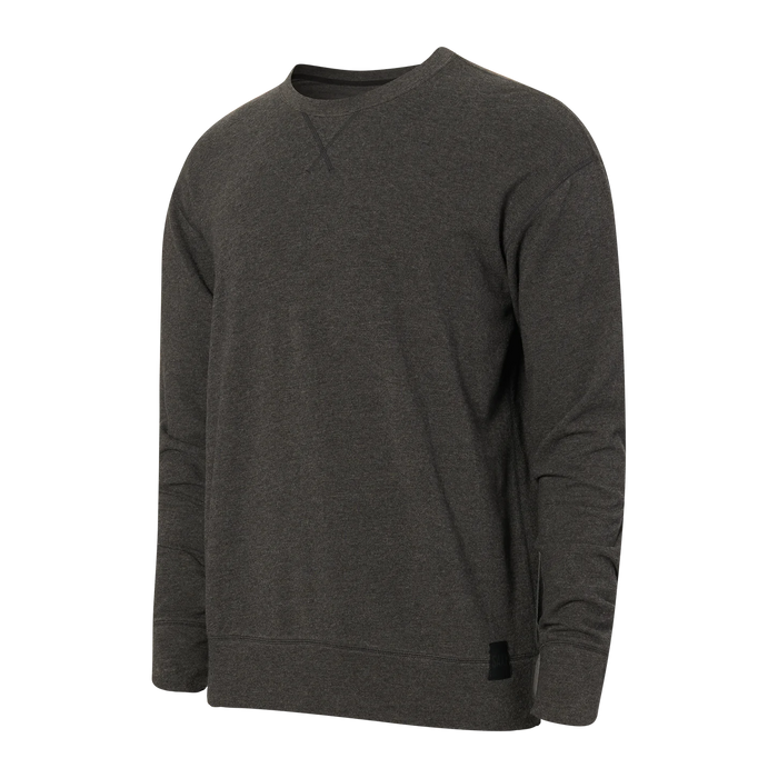 3SIX FIVE Long Sleeve Crew- Dark Grey